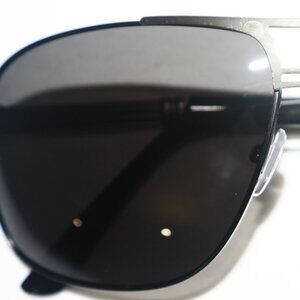 Metal Polarized Fashion Sunglasses Large Frame Double Bridges